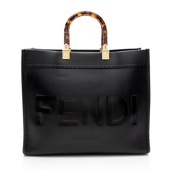 Fendi Handbags - Fendi Leather Sunshine Medium Shopper Tote